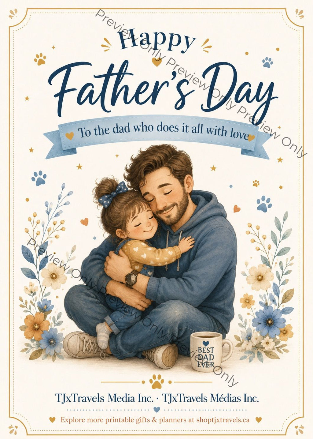 FINAL CALL!! - Father's Day Printable Digital Card | Instant Download