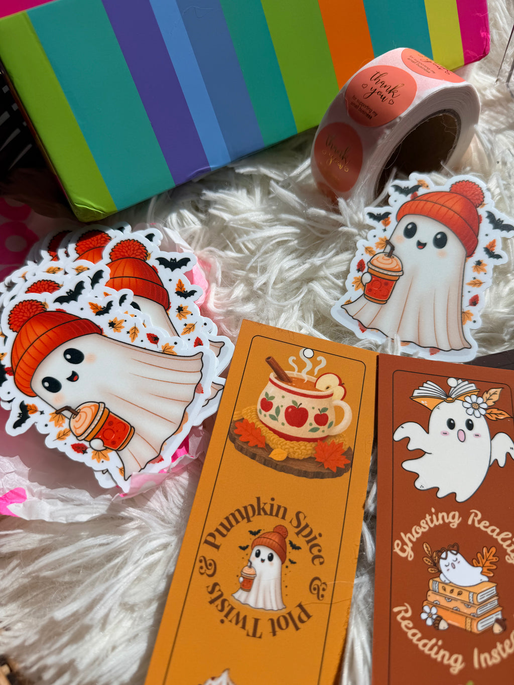 Pumpkin Spice & Plot Twists Bookmark | Cozy Fall Reading Bookmark