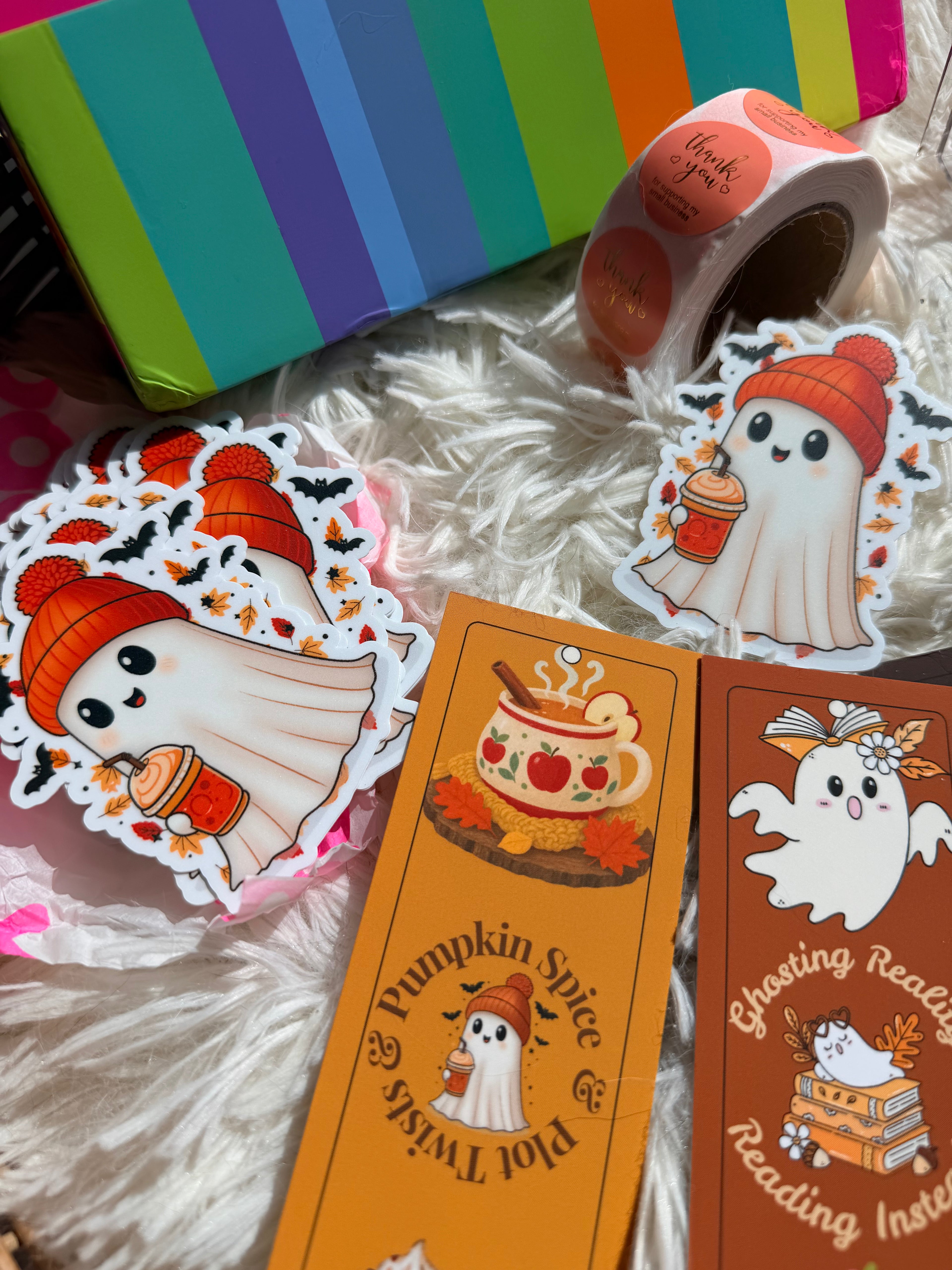 Pumpkin Spice & Plot Twists Bookmark | Cozy Fall Reading Bookmark