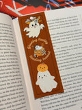 Ghosting Reality Reading Instead Bookmark | Cute Ghost Book Bookmark