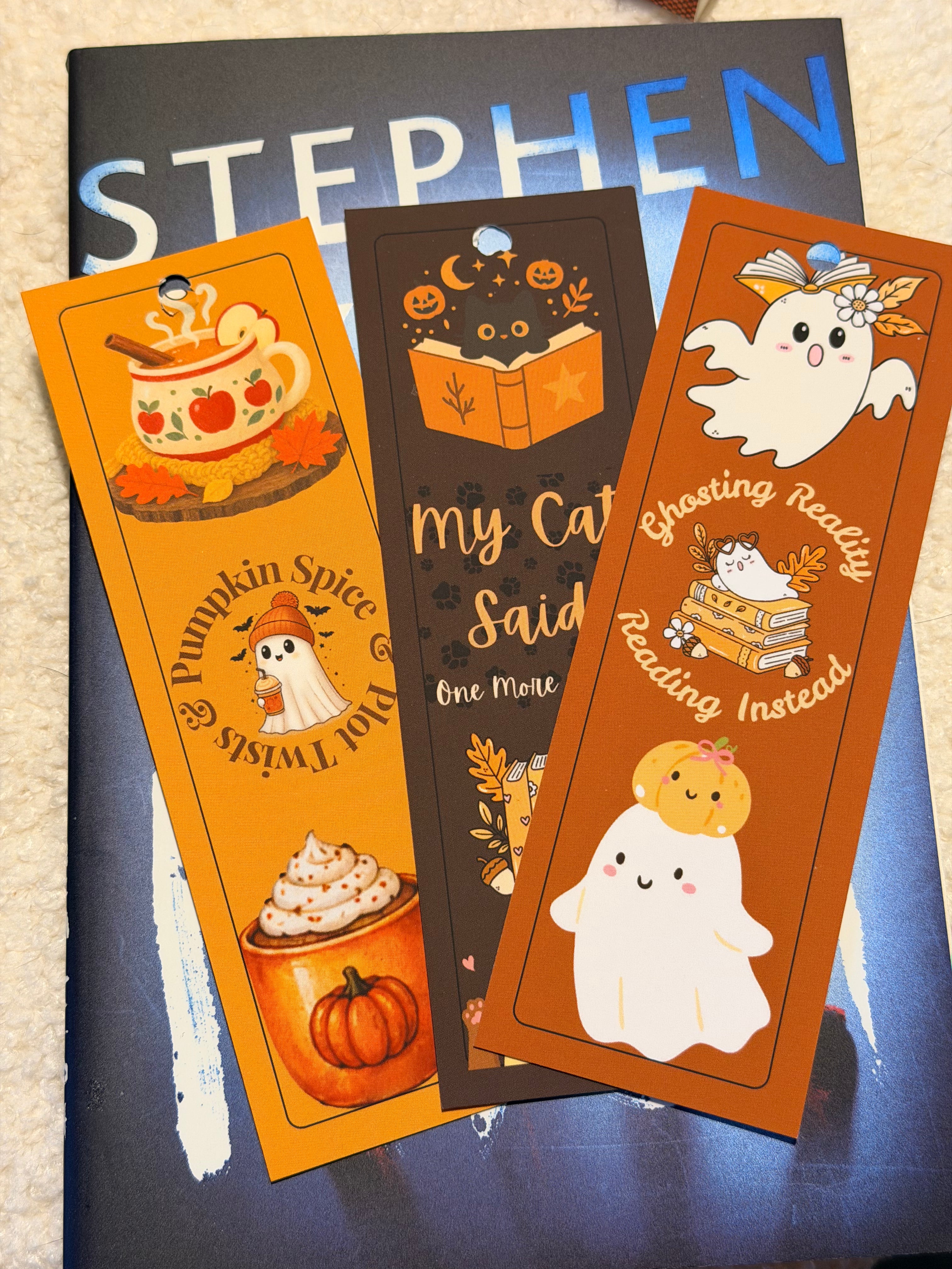 Ghosting Reality Reading Instead Bookmark | Cute Ghost Book Bookmark