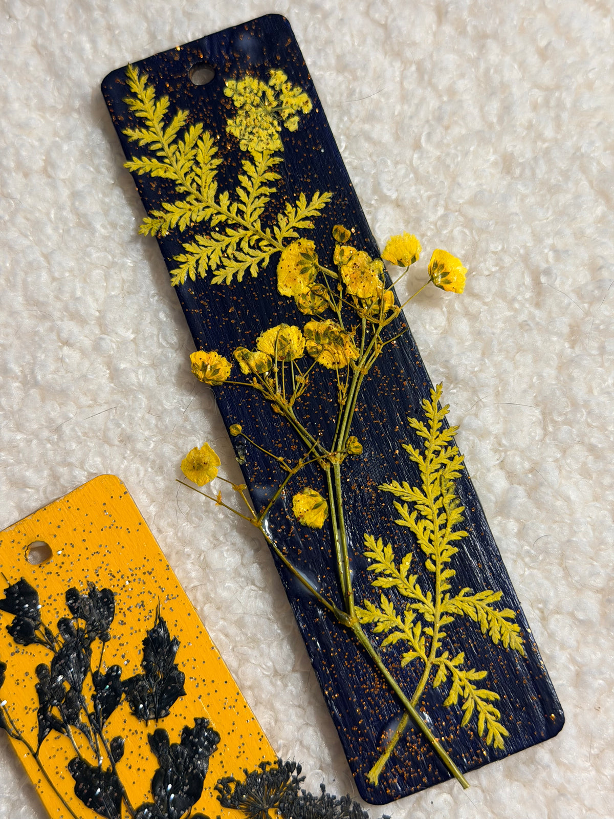 Botanical Stardust™ Handmade Wooden Bookmark