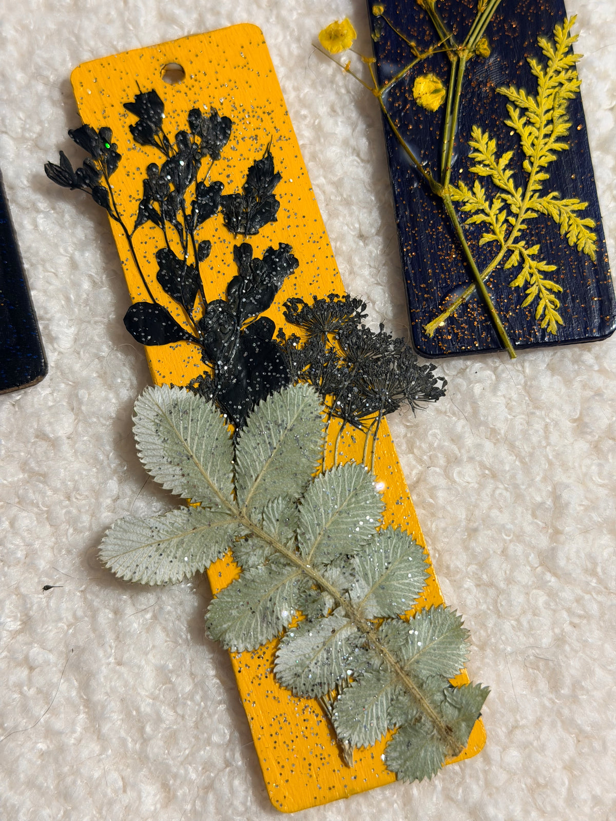 Botanical Stardust™ Handmade Wooden Bookmark