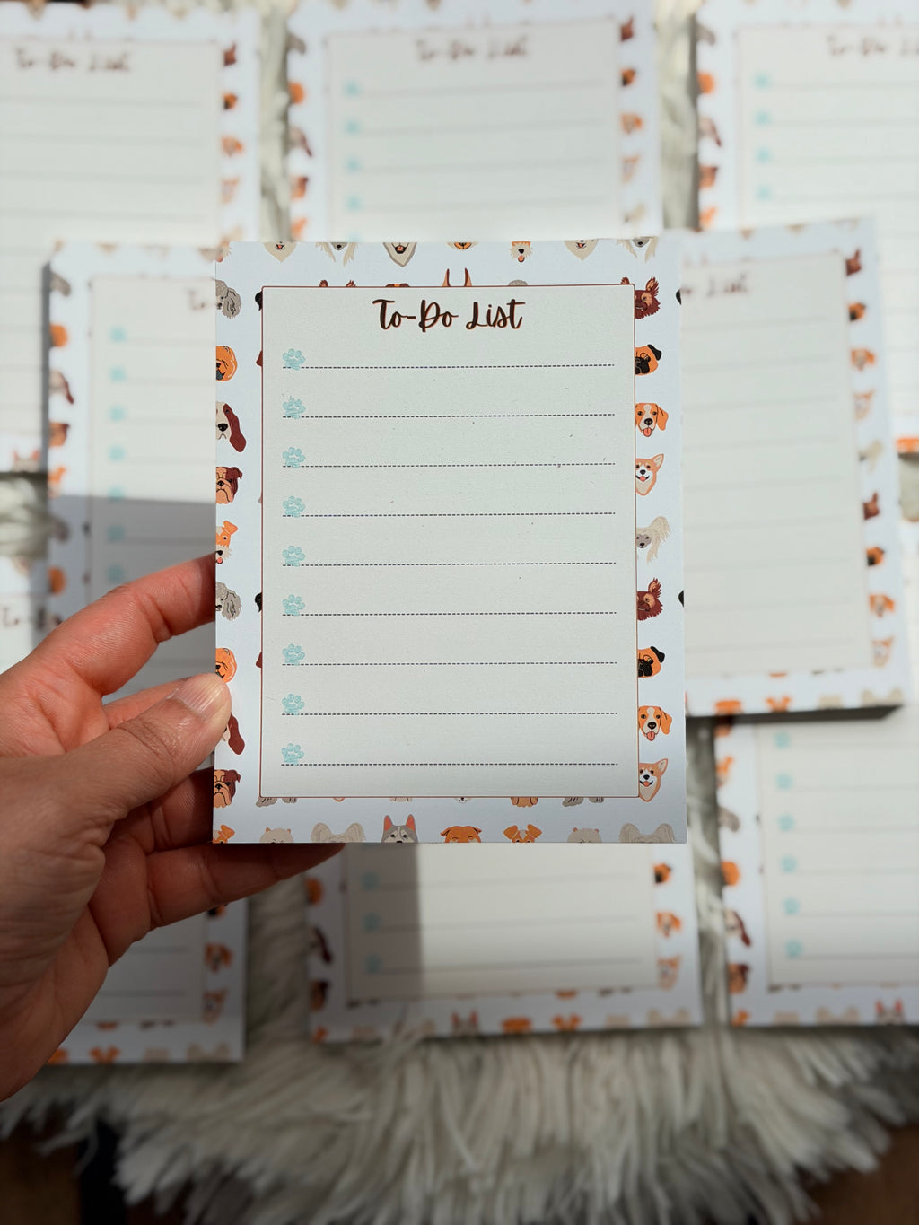 Dog Lover To-Do List Notepad – 50 Pages