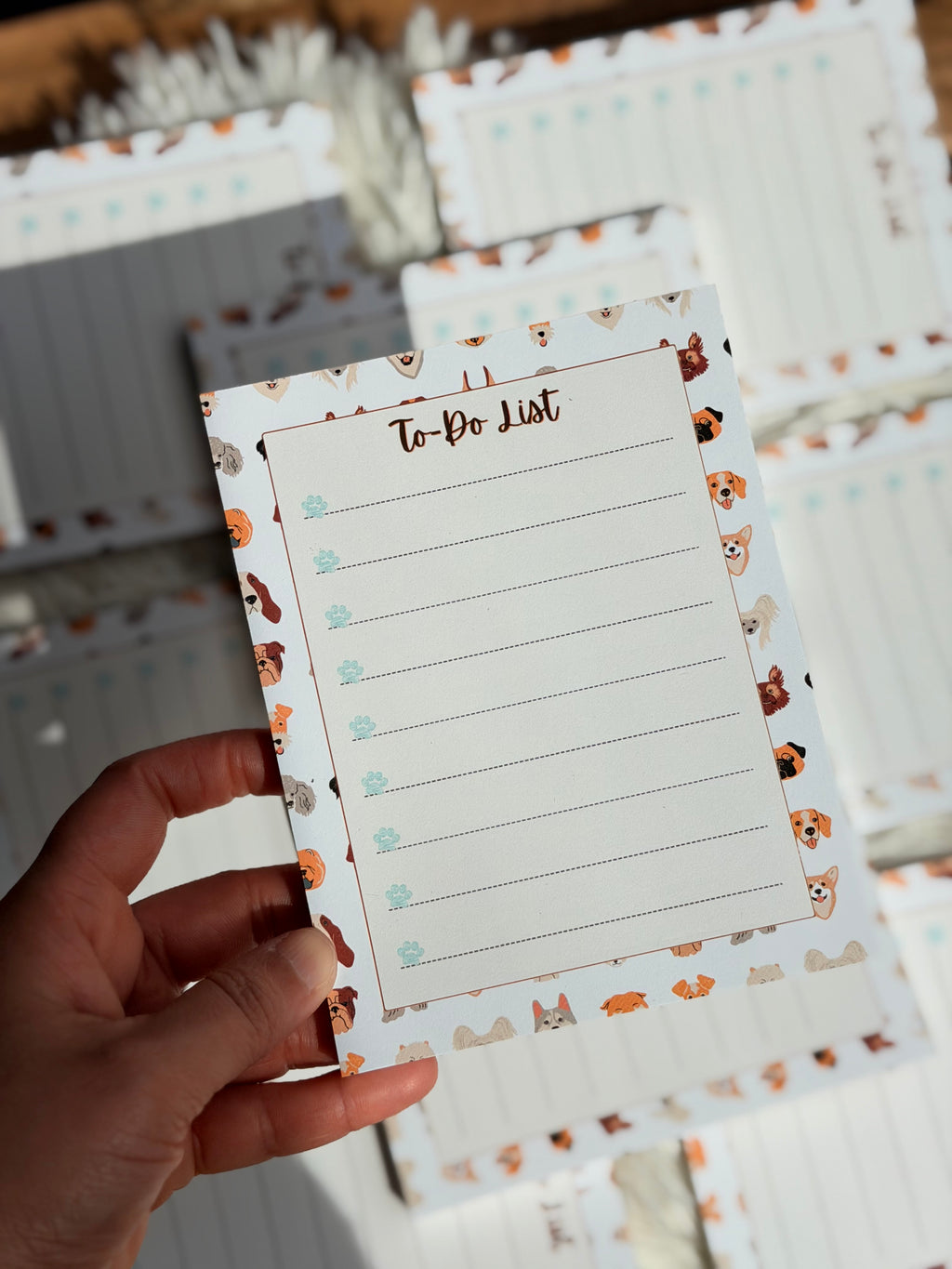 Dog Lover To-Do List Notepad – 50 Pages