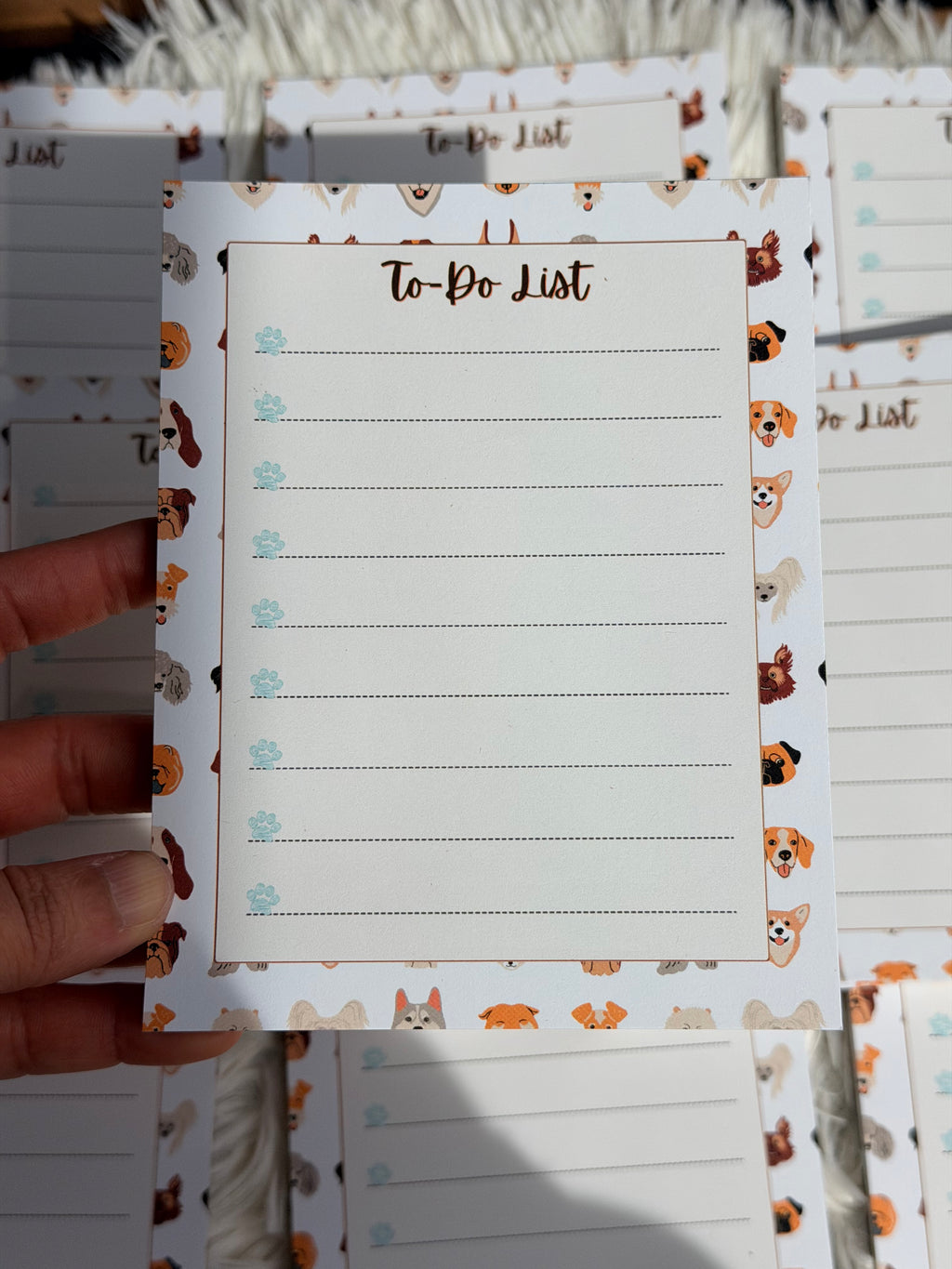 Dog Lover To-Do List Notepad – 50 Pages
