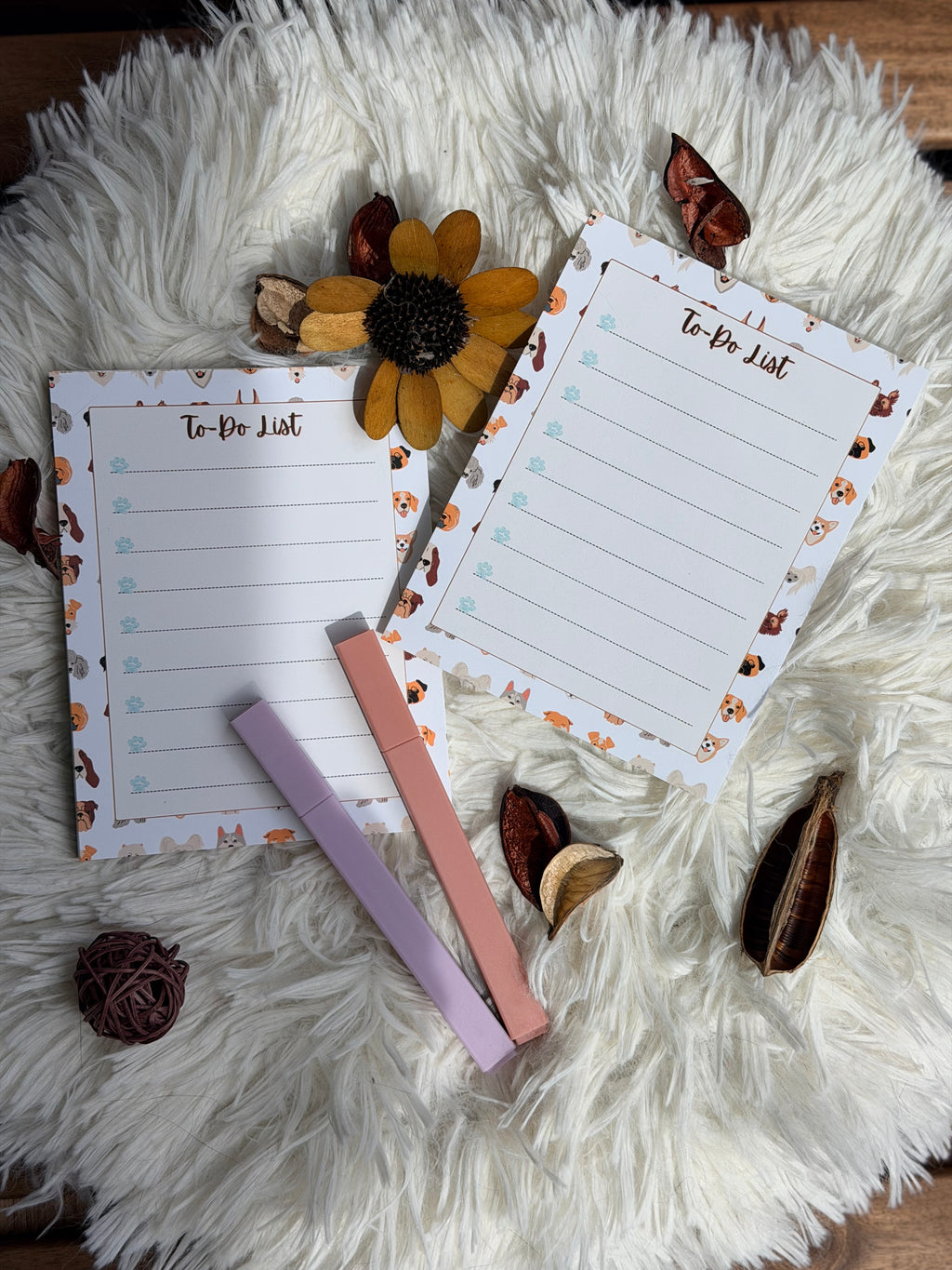 Dog Lover To-Do List Notepad – 50 Pages