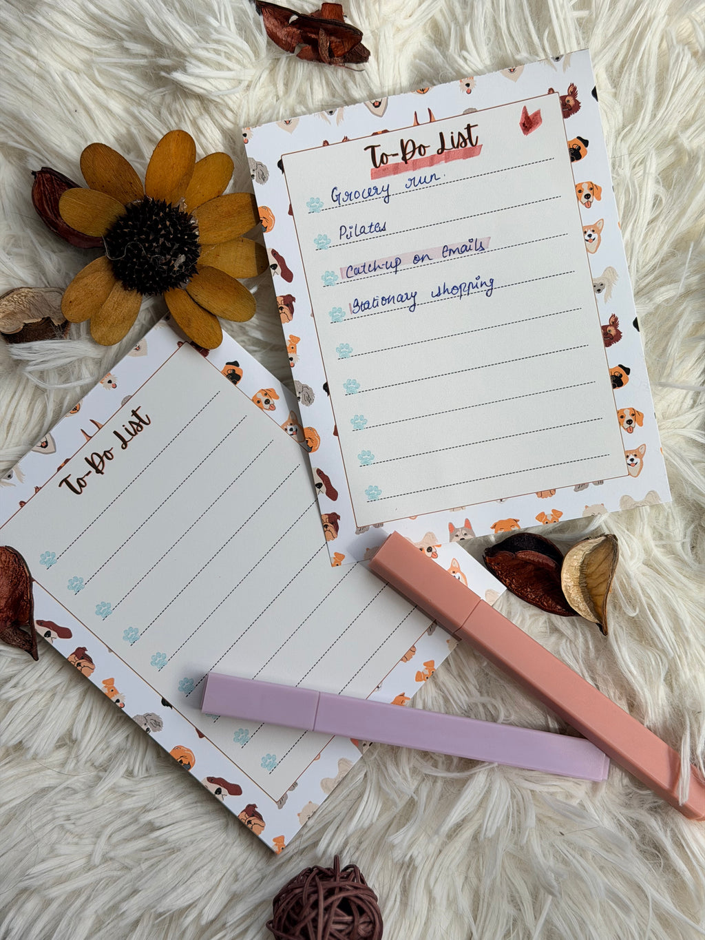 Dog Lover To-Do List Notepad – 50 Pages
