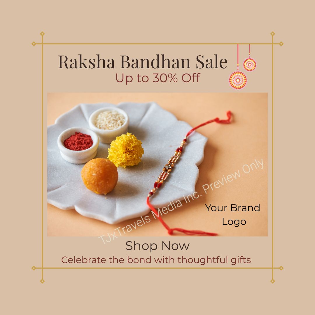 Raksha Bandhan Marketing Kit – Canva Templates